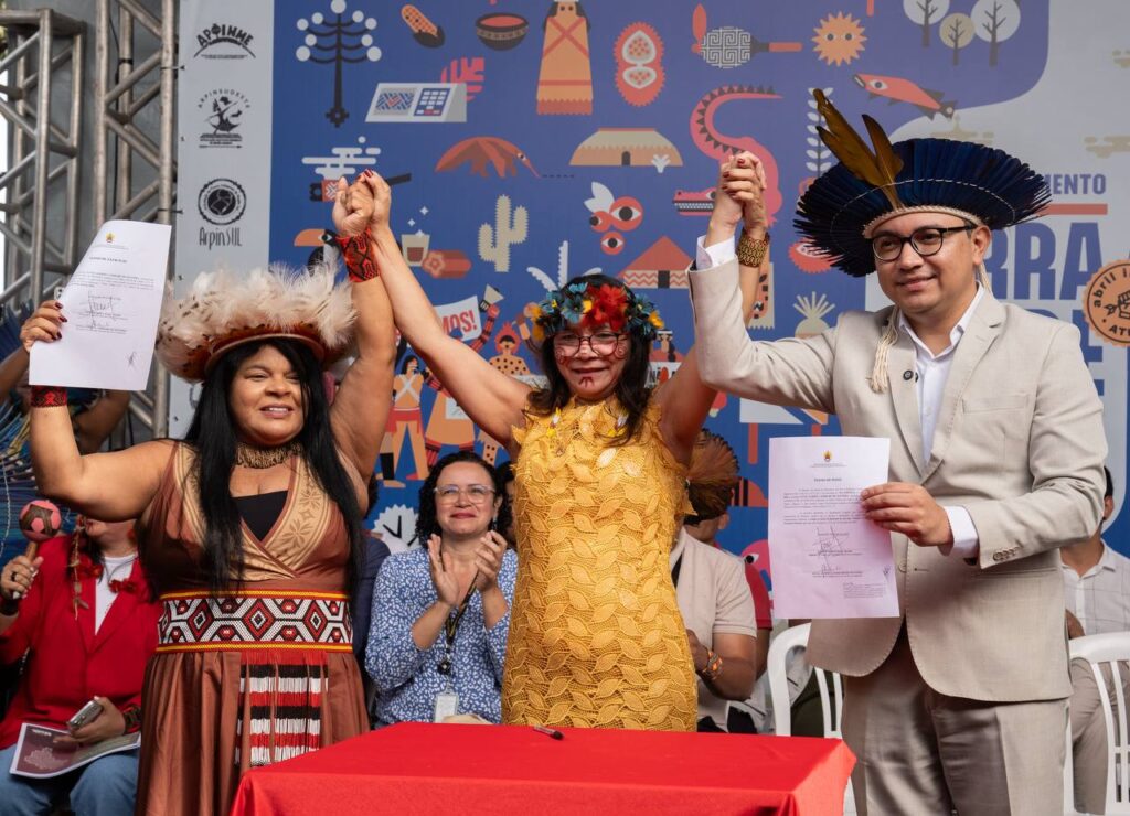 Lúcia Alberta Baré assume presidência da Funai durante o ATL 2026 e anuncia novos atos administrativos