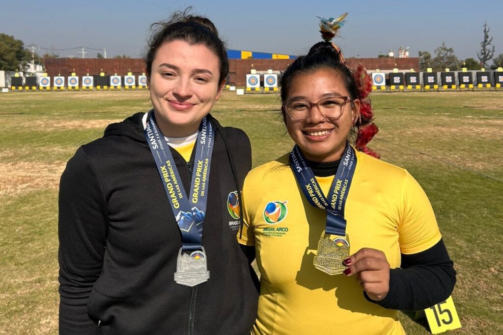 Arqueira indígena conquista dois ouros para o Brasil no Grand Prix das Américas
